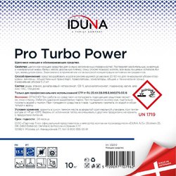 Средство для мойки и обезжиривания поверхностей Iduna Pro Turbo Power 10 л