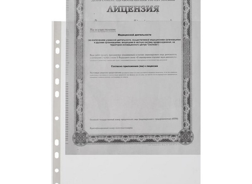 Файл-вкладыш Attache Economy Элементари А4 45 мкм прозрачный рифленый 200 штук в упаковке