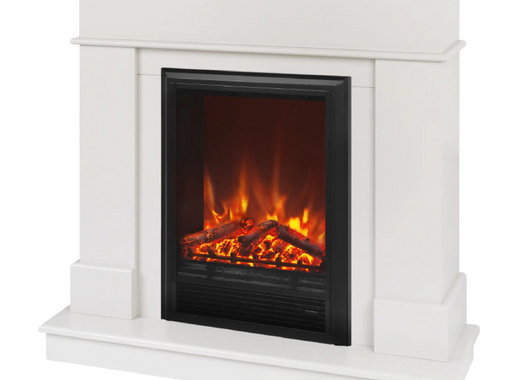 Каминокомплект Realflame Selena std wt-p512 с очагом Eugene 750Вт молочный