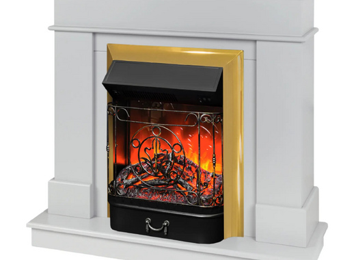 Каминокомплект Realflame Selena std gr-p712 с очагом Majestic lux br 750Вт платина