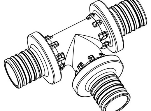 Тройник Rehau PX 16х16х16 мм полифенилсульфон 160031