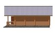 Проект деревянной бани из бревна Б-4.