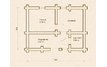 Проект деревянной бани из бревна Б-20.