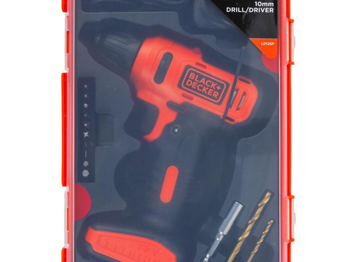 Ударная дрель-шуруповерт Black&Decker LD12 12 В Li-ion, 1.5 Ач