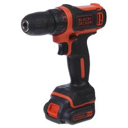 Дрель-шуруповерт аккумуляторная Black&Decker BDCDD12 10.8 В Li-ion, 2х1.5 Ач