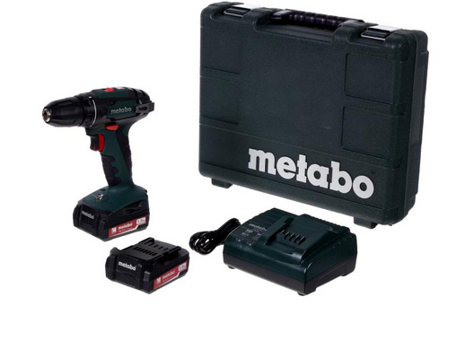 Шуруповерт Metabo BS 14,4, Li-ion 14,4 В, 1,3 Ач