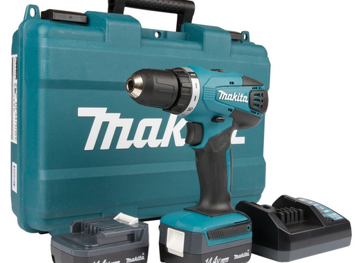 Аккумуляторная дрель-шуруповерт Makita DF347DWE 14.4 В Li-Ion, 2x1.5 Ач