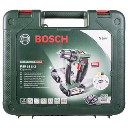 Шуруповерт аккумуляторный Bosch PSR 18 LI-2/2 Ergonomic 18 В Li-Ion, 2х2.5 Ач