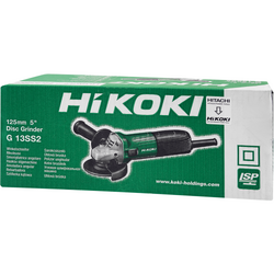 Угловая шлифмашина (болгарка) Hikoki G13SS2, 600 Вт, 125 мм