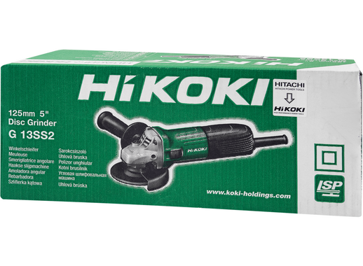 Угловая шлифмашина (болгарка) Hikoki G13SS2, 600 Вт, 125 мм