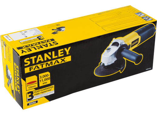 УШМ (болгарка) Stanley Fatmax FMEG825 125 мм, 850 Вт