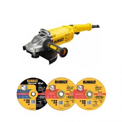 Углошлифовальная машина (болгарка) Dewalt DWE4599, 2600 Вт, 230 мм