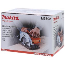 Пила циркулярная Makita M5802, 1050 Вт, 185 мм