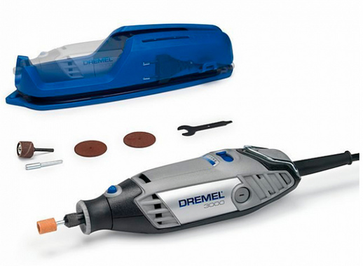 Гравер Dremel 3000-5, набор насадок 15 шт.