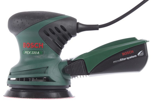 Эксцентриковая шлифмашина Bosch PEX 220 A 125 мм, 220 Вт