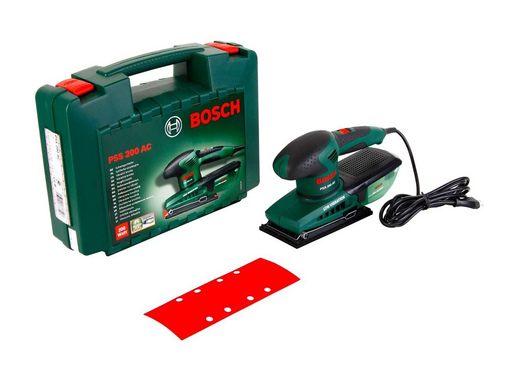 Вибрационная шлифмашина Bosch PSS 200 AC 92х182 мм, 200 Вт