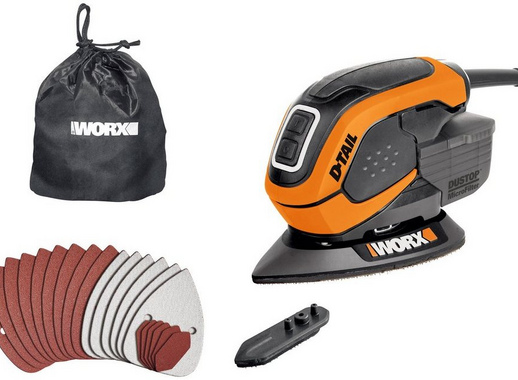 Дельташлифовальная машина Worx WX 648 65Вт