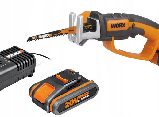 Аккумуляторная сабельная пила Worx WX508.9 20 В Li-Ion