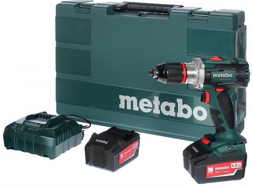 Дрель-шуруповёрт бесщёточная Metabo BS 18 LTX BL I, 18 В Li-ion