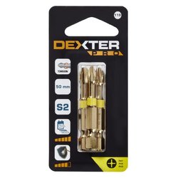 Набор бит Dexter Pro, PH, 50 мм, 3 шт.