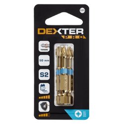 Набор бит Dexter Pro, PZ, 50 мм, 3 шт.