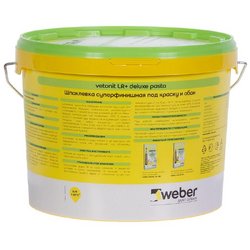 Шпаклёвка готовая Weber vetonit pasta 18 кг