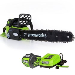 Пила цепная аккумуляторная GreenWorks, 40 В, шина 40 см