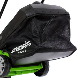 Газонокосилка электрическая GreenWorks GLM1232, 1200 Вт, 33 см