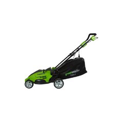 Газонокосилка электрическая Greenworks GLM1240, 1200 Вт, 40 см