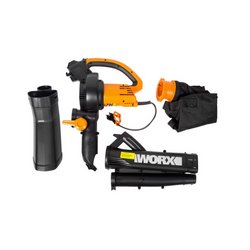 Пылесос-воздуходувка садовый электрический Worx WG505E 3000 Вт