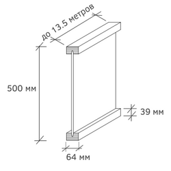 Балка ICJ-500L 64х39 мм LVL брус