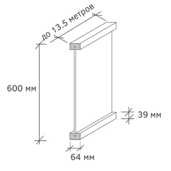 Балка ICJ-600L 64х39 мм LVL брус