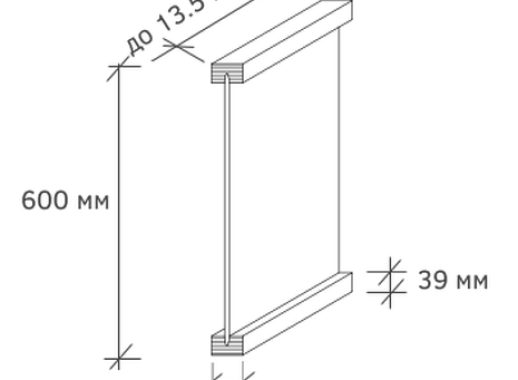 Балка ICJ-600L 64х39 мм LVL брус