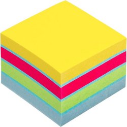 Стикеры Post-it Original Весна 51х51 мм неоновые 3 цвета (1 блок, 400 листов)