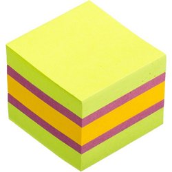 Стикеры Post-it Original Весна 51х51 мм неоновые 3 цвета (1 блок, 400 листов)