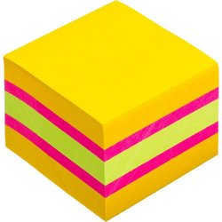 Стикеры Post-it Original Лето 51х51 мм неоновые 3 цвета (1 блок, 400 листов)