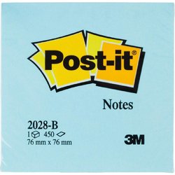 Стикеры Post-it Original 76х76 мм пастельные 5 цветов (1 блок, 450 листов) 2028-B