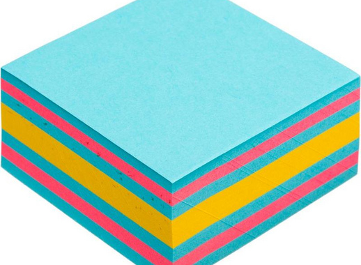 Стикеры Post-it Super Sticky Love is 76x76 мм неоновые 3 цвета (1 блок, 360 листов)