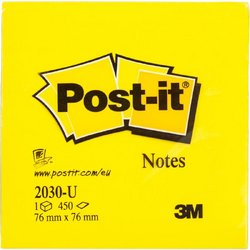 Стикеры Post-it Original 76х76 мм неоновые 6 цветов (1 блок, 450 листов)