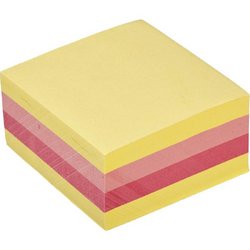 Стикеры Post-it Original Осень 76х76 мм пастельные 3 цвета (1 блок, 400 листов)