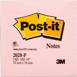 Стикеры Post-it Original 76х76 мм пастельные 5 цветов (1 блок, 450 листов) 2028-P