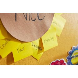 Стикеры Post-it Super Sticky 76х51 мм неоновые желтые (1 блок, 90 листов)