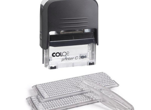 Штамп самонаборный Colop Printer C30-Set пластиковый 5 строк