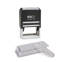 Штамп самонаборный Colop Printer 55-Set-F пластиковый 10/8 строк