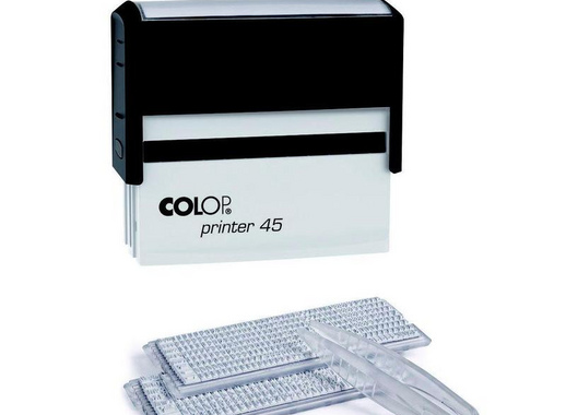 Штамп самонаборный Colop Printer 45-Set-F пластиковый 7/5 строк