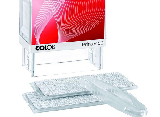 Штамп самонаборный Colop Printer 50-Set-F пластиковый 8/6 строк