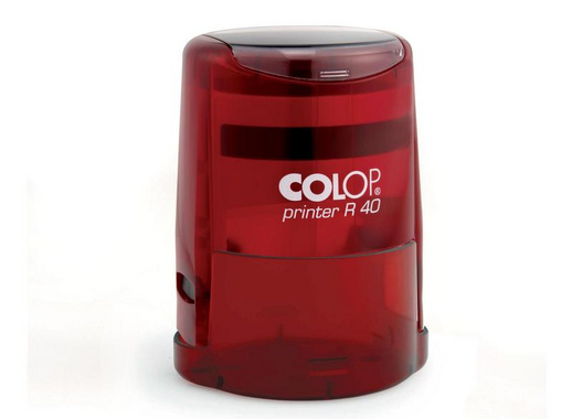 Оснастка для печати круглая Colop Printer Ruby R40 40 мм с крышкой красная