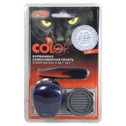 Печать самонаборная круглая Colop Stamp Mouse(однокруговая R40/1 Set)