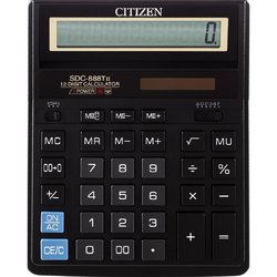 Калькулятор настольный полноразмерный Citizen SDC-888TII 12-разрядный черный