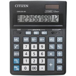 Калькулятор настольный полноразмерный Citizen BusinessLine CDB1201-BK 12-разрядный  черный